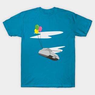 MAUS flew into the sky on balloons T-Shirt